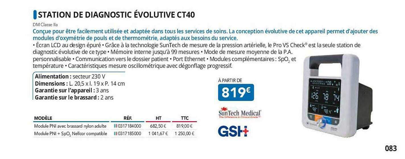 station de diagnostic évolutive ct40