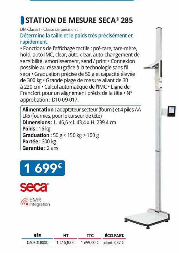 station de mesure seca 285