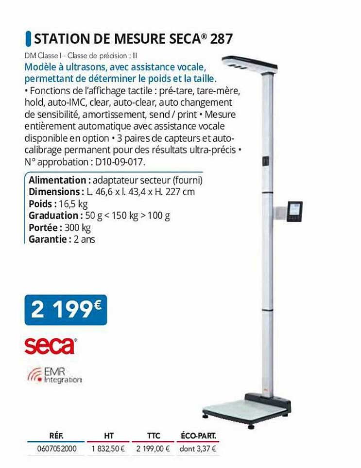 station de mesure seca 287