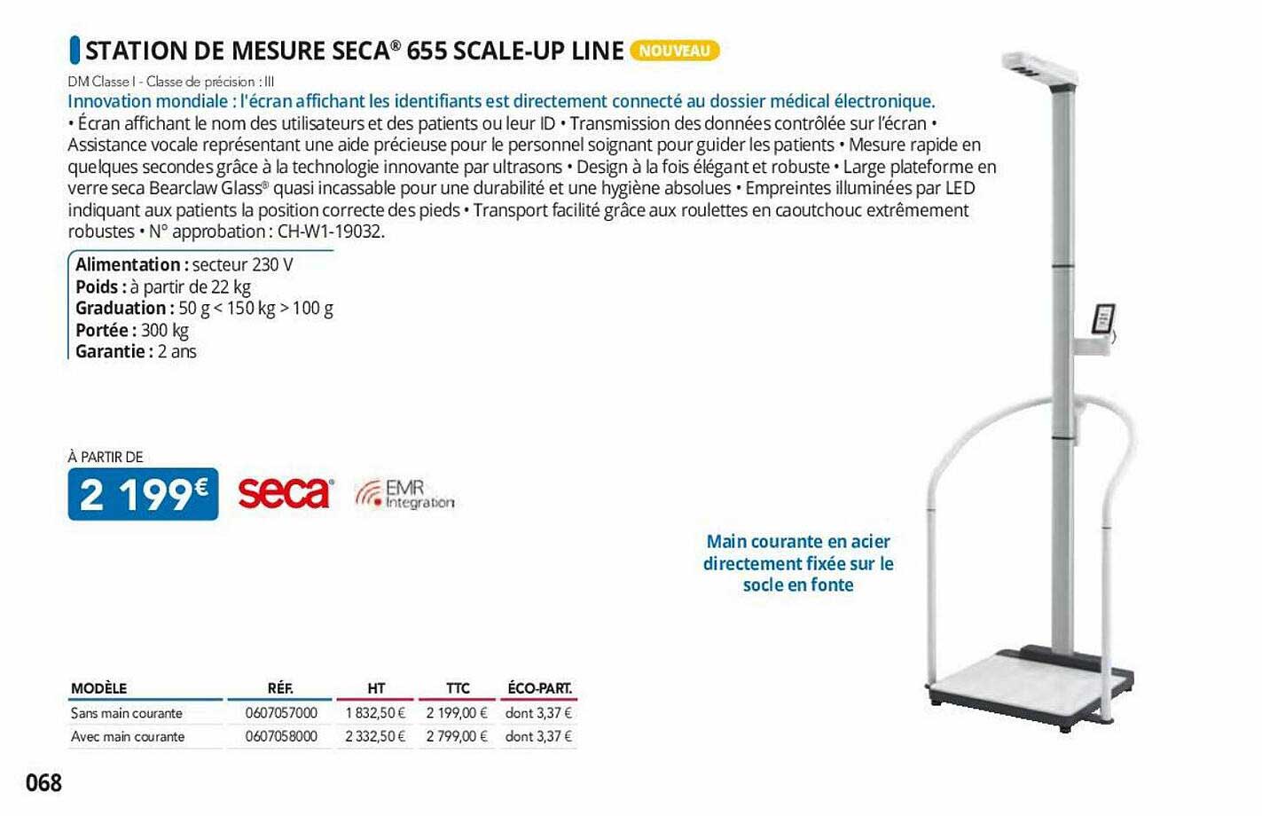 station de mesure seca 655 scale-up line