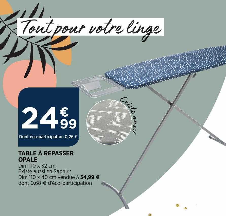 Table à Repasser Opale