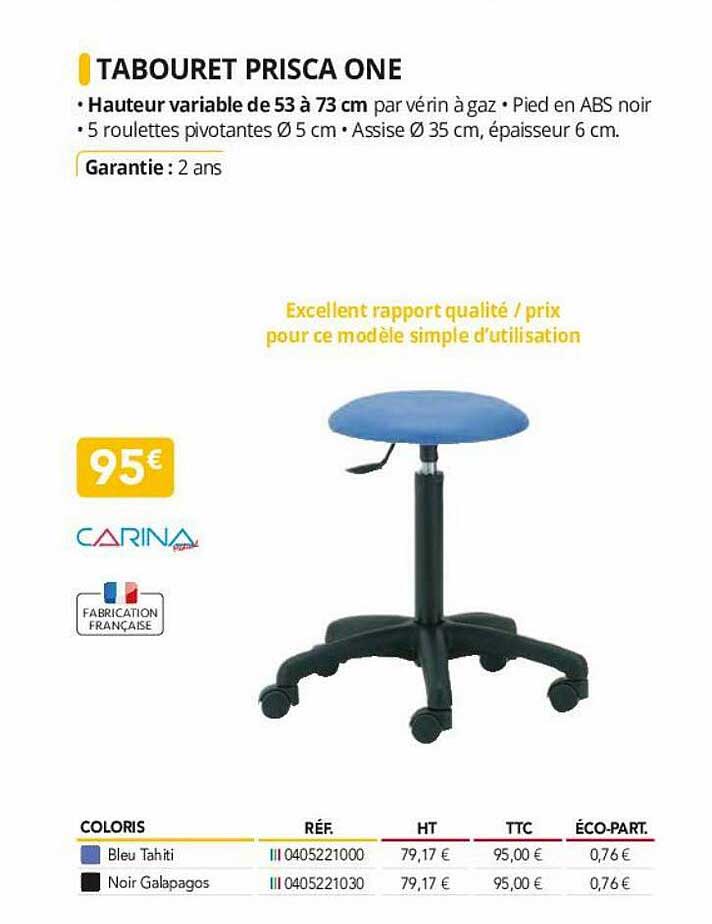 tabouret prisca one carina