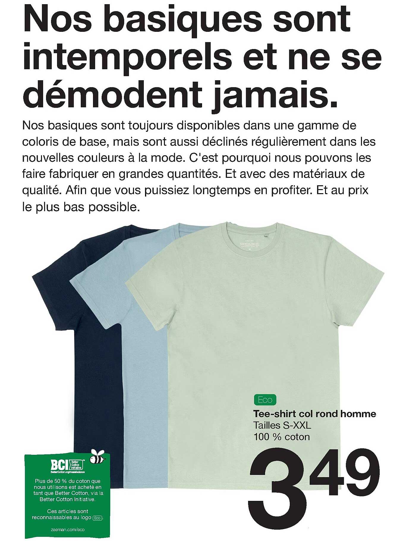 Tee-shirt Col Rond Homme