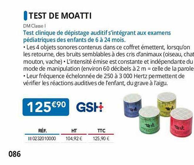 Test De Moatti