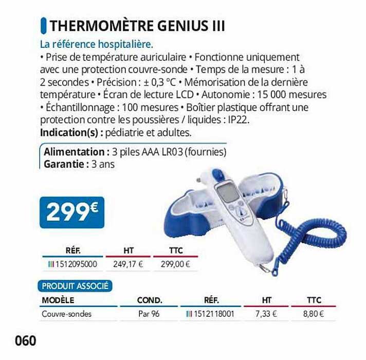 thermomètre genius III