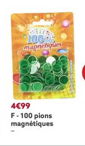 100 pions magnétiques
