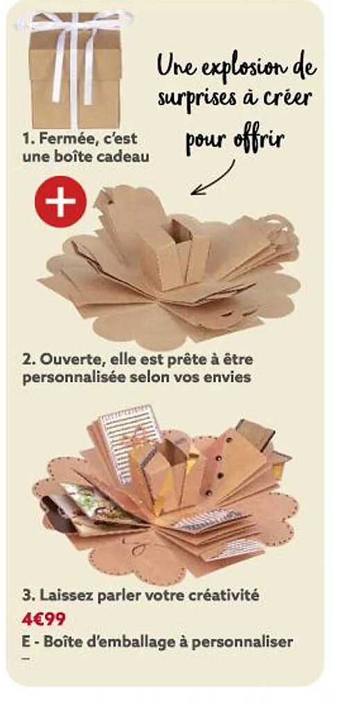 boîte d'emballage à personnaliser