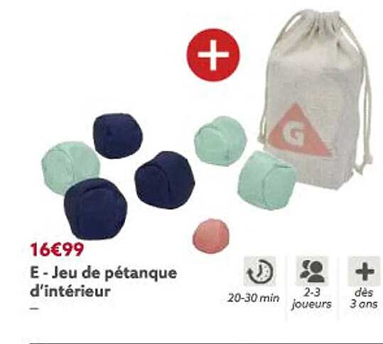 jeu de pétanque d'intérieur