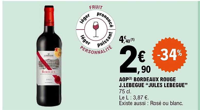 aop bordeaux rouge j.lebegue "jules lebegue"