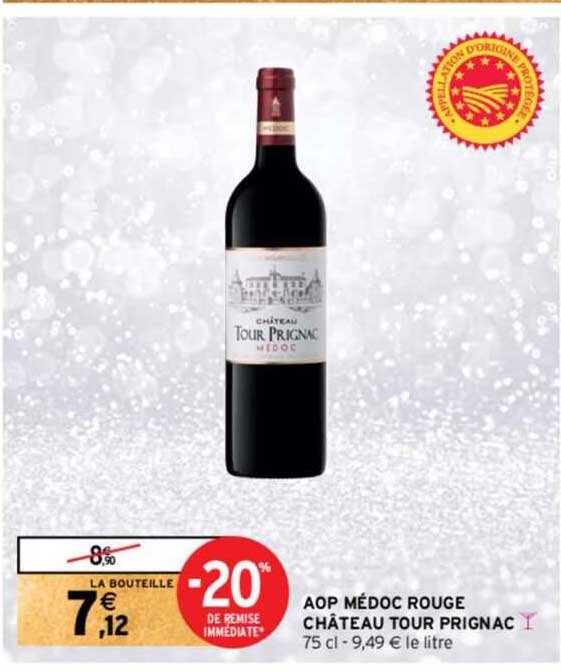 aop medoc rouge chateau tour prignac
