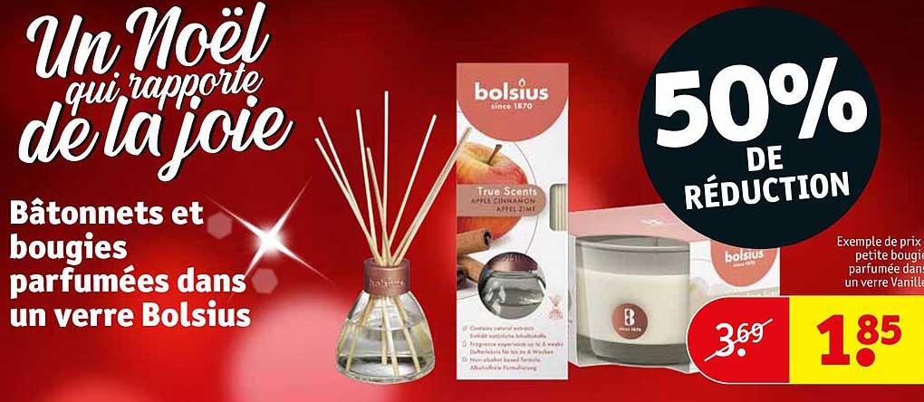 batonnets et bougies parfumees dans un verre bolsius