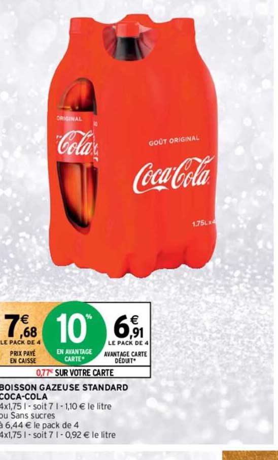 boisson gazeuse standard coca-cola