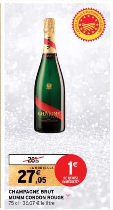 Champagne Brut Mumm Cordon Rouge