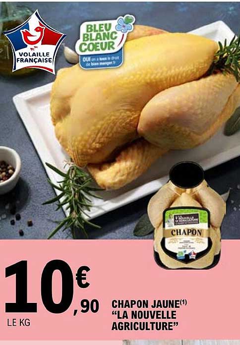 chapon jaune "la nouvelle agriculture"