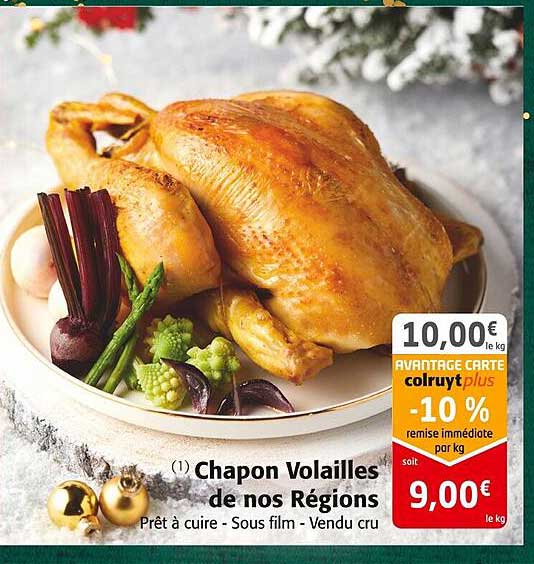 chapon volailles de nos régions