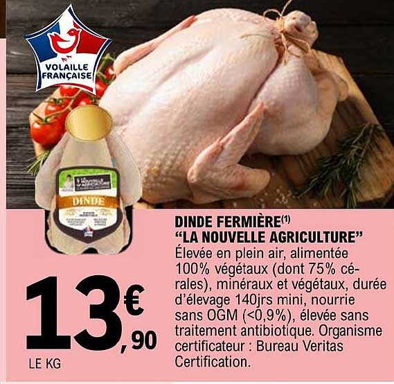 dinde fermière "la nouvelle agriculture"