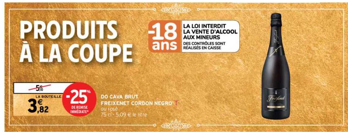 do cava brut freixenet cordon negro