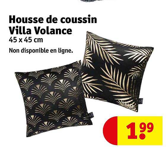 housse de coussin villa volance