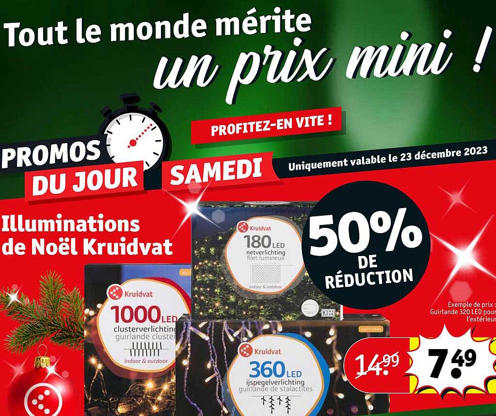illuminations de noel kruidvat