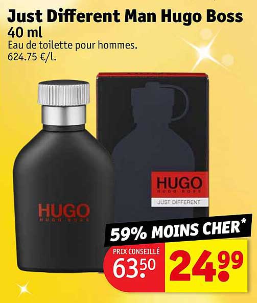 just different man hugo boss