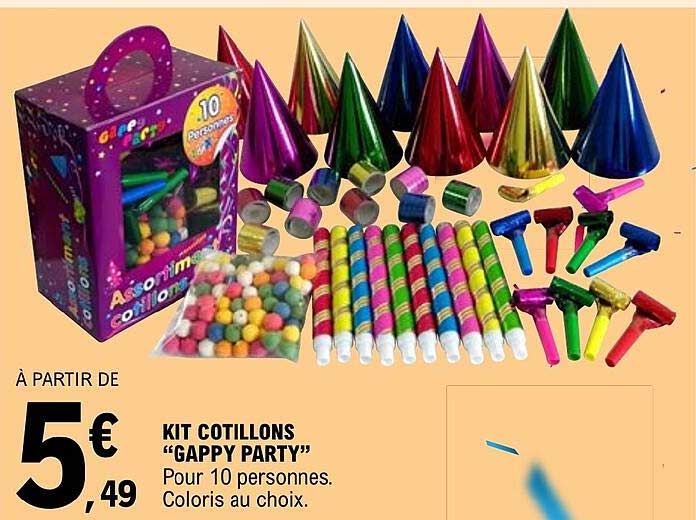 kit cotillons "gappy party"