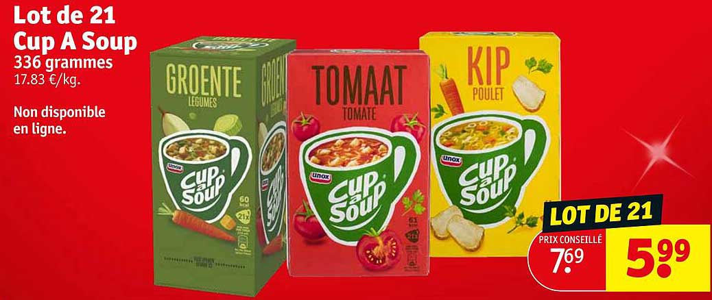 lot de 21 cup a soup