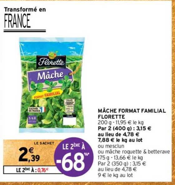 mache format familial florette