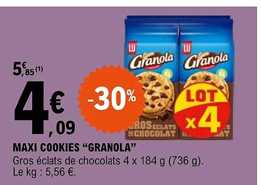 Maxi Cookies "granola"
