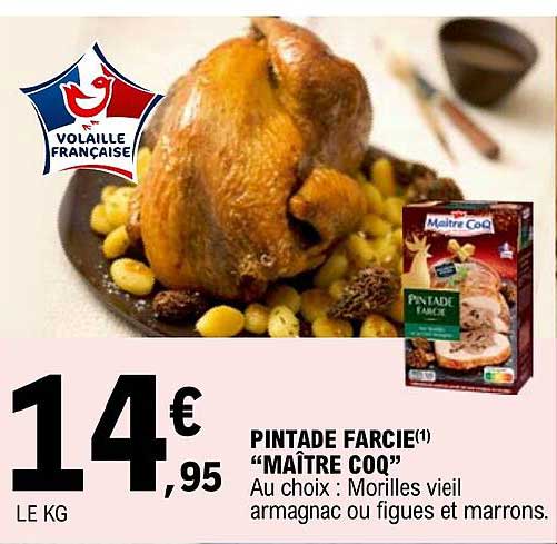 pintade farcie "maître coq"