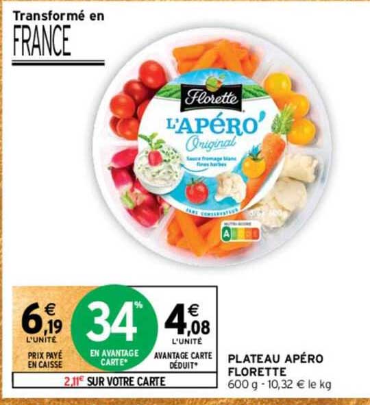 Plateau Apero Florette