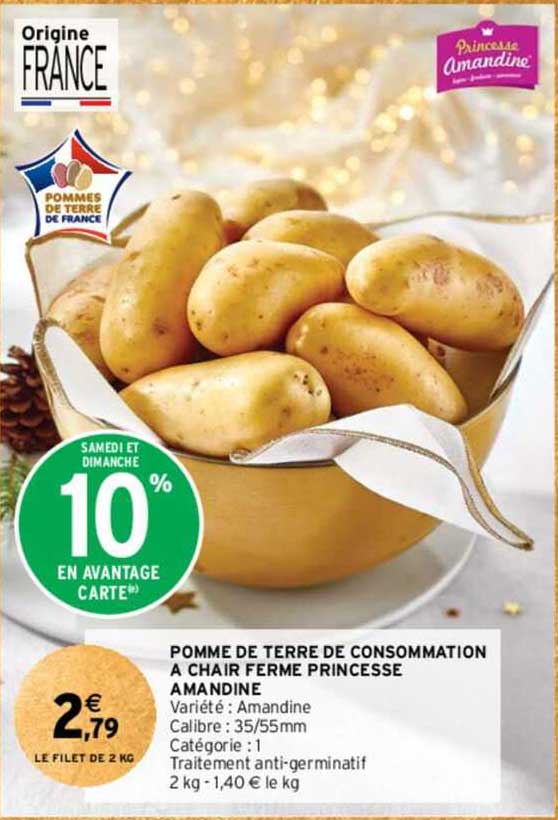 Pomme De Terre De Consommation A Chair Ferme Princesse Amandine