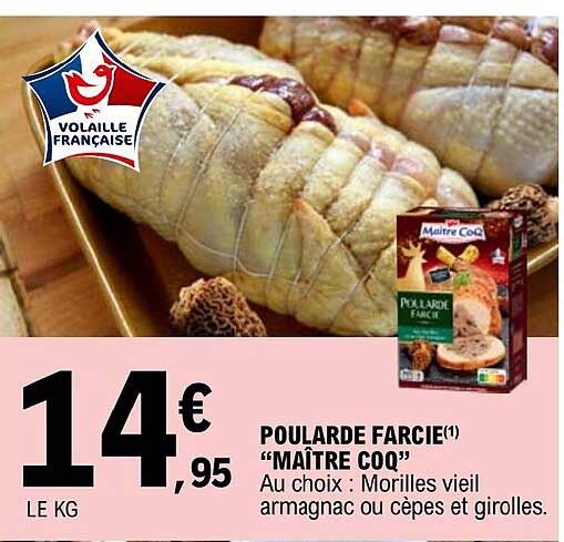 poularde farcie "maître coq"