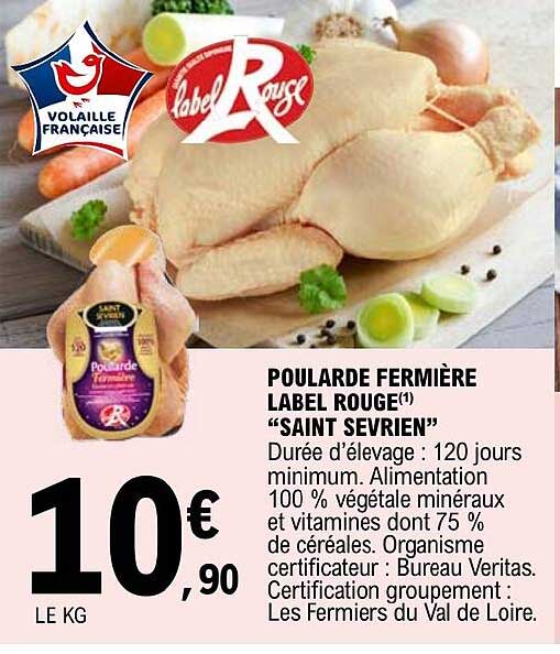 poularde fermière label rouge "saint sevrien"