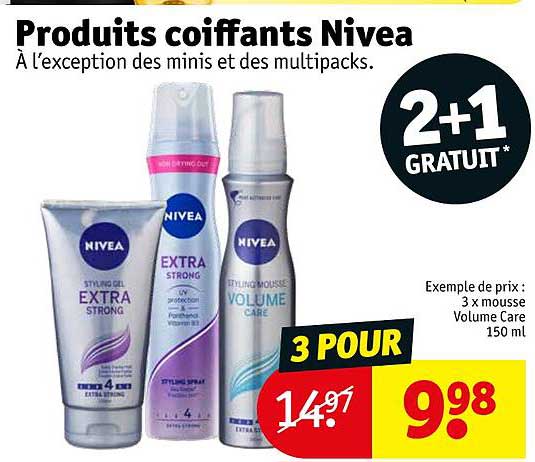 produits coiffants nivea