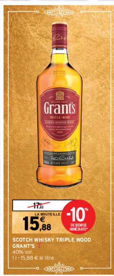 Scotch Whisky Triple Wood Grant's