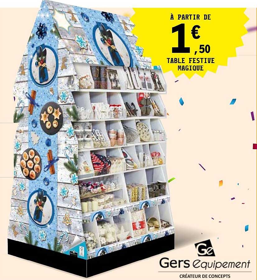table festive magique