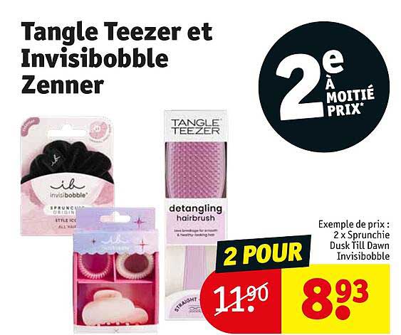 tangle teezer et invisibobble zenner