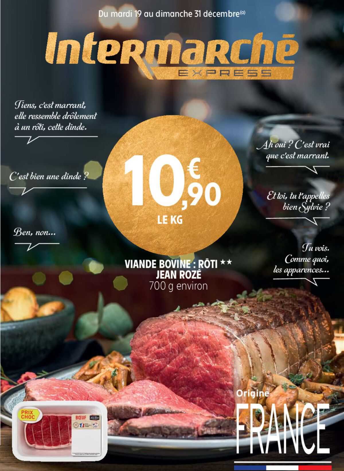 viande bovine : rôti** jean rozé