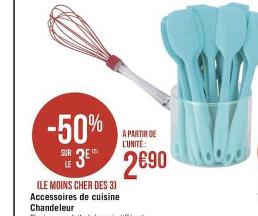 accessoires de cuisine chandeleur -50% sur le 3è