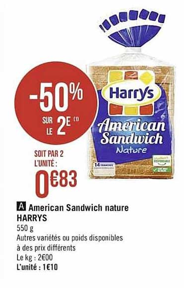 american sandwich nature harrys