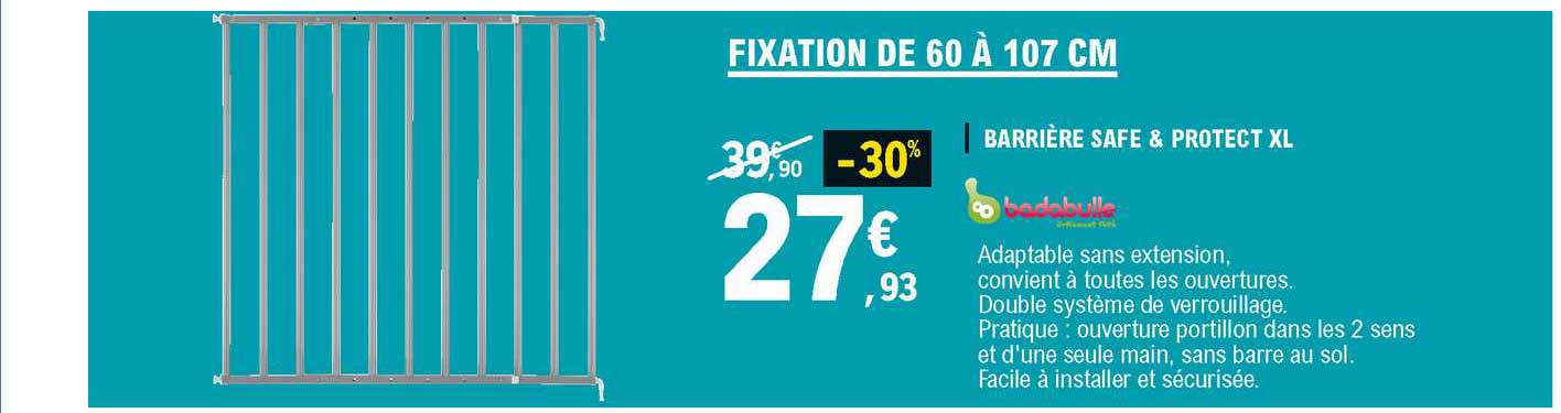barrière safe & protect xl badabulle