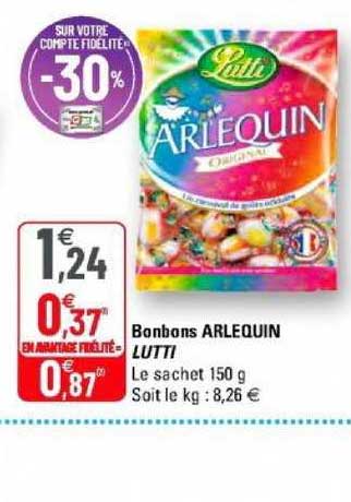 Bonbons Arlequin Lutti