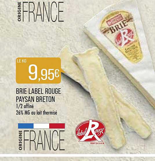 brie label rouge paysan breton