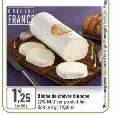 Bûche De Chèvre Blanche