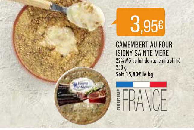 camembert au four isigny sainte mère