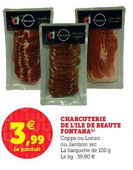 charcuterie de l'île de beauté fontana