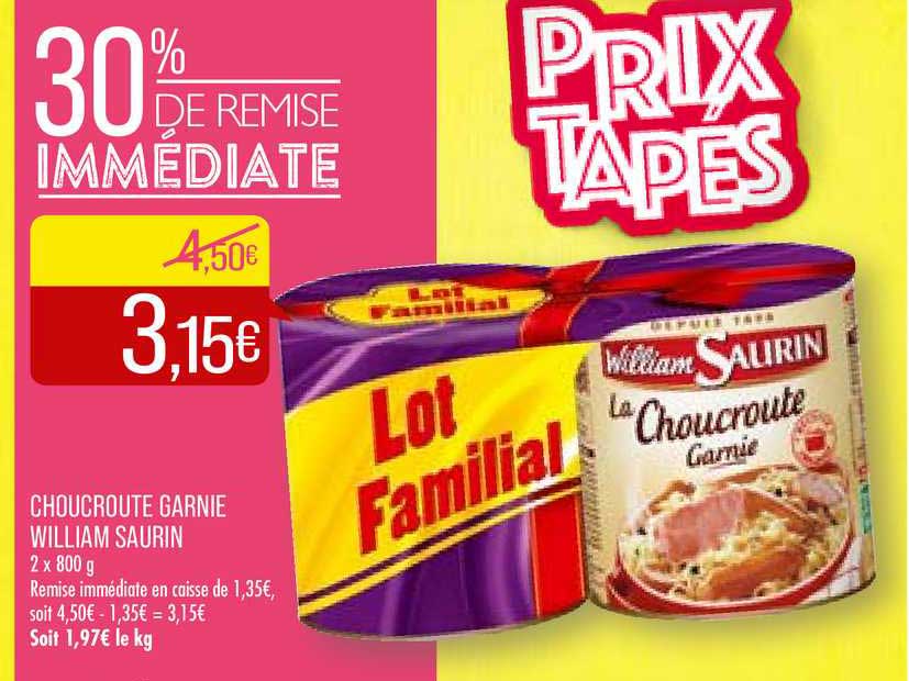 choucroute garnie william saurin