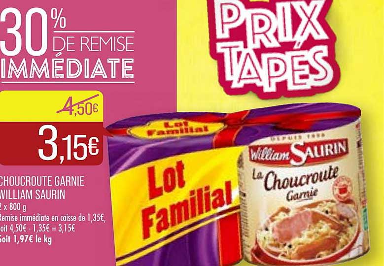 choucroute garnie william saurin