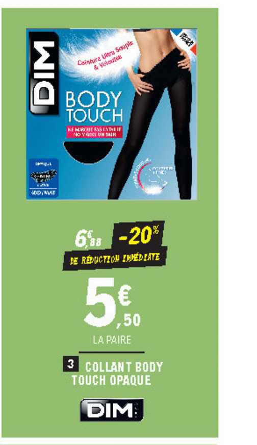 collant body touch opaque dim