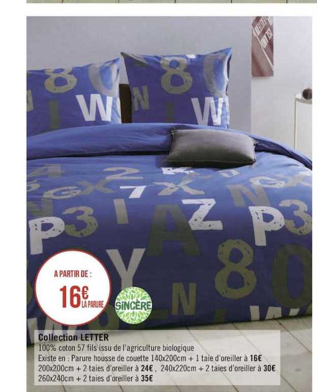 collection letter sincère